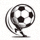 盘球吧官方Logo - 一个现代风格的足球图标